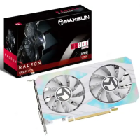 MAXSUN AMD Radeon RX 580 8GB GDDR5 White Graphics Card