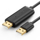 UGREEN USB 2.0 Data link cable-Black 3M