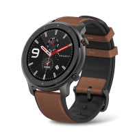 Xiaomi Amazfit GTR 47mm Aluminium Alloy Black & Brown Smart Watch (Global Version)